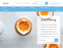 Tablet Screenshot of milkandmore.co.uk